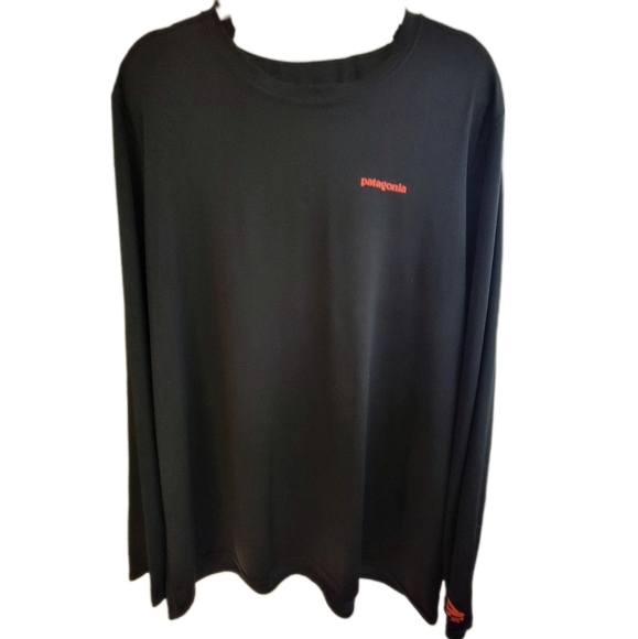 PATAGONIA \ Men's R0 Sun Long-Sleeve T-Shirt / XL  / Black - Picture 1 of 4